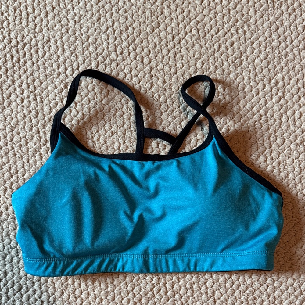 Fabletics—Women's Teal/black Sports Bra